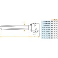 Résistance chaudière (1,5kW) Gianneschi