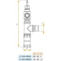 Soupape de sécurité pour chaudière 1/2'' Gianneschi