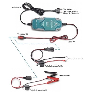 Chargeur EasyCharge 4.3A 6V-12V  Mastervolt