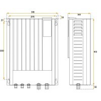 Зарядное устройство для аккумуляторов MASS 24/75 DNV Mastervolt