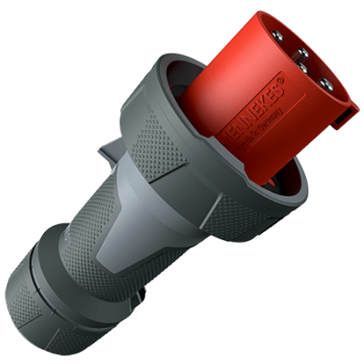 Разъем Mennekes 63A 3P+T 400V - Fiche 13206 | Lyvio Marine