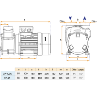 Насос Gianneschi CP45G 230/400 В – многоступенчатый самовсасывающий морской насос
