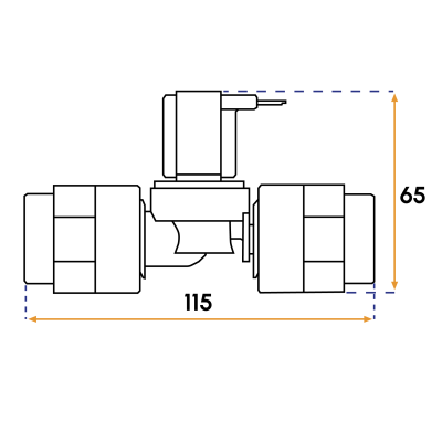 24V TECMA solenoid valve - Marine toilet | Lyvio Marine