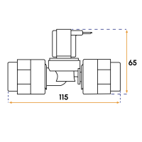Electrovanne 24V TECMA - Toilette marine | Lyvio Marine