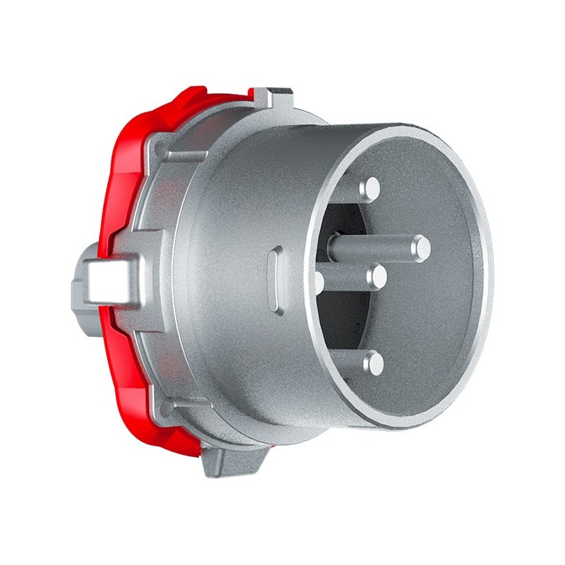 Connecteur male Marechal DS2 Metal 250A 440V 3P T Fiche pour socle Lyvio Antibes