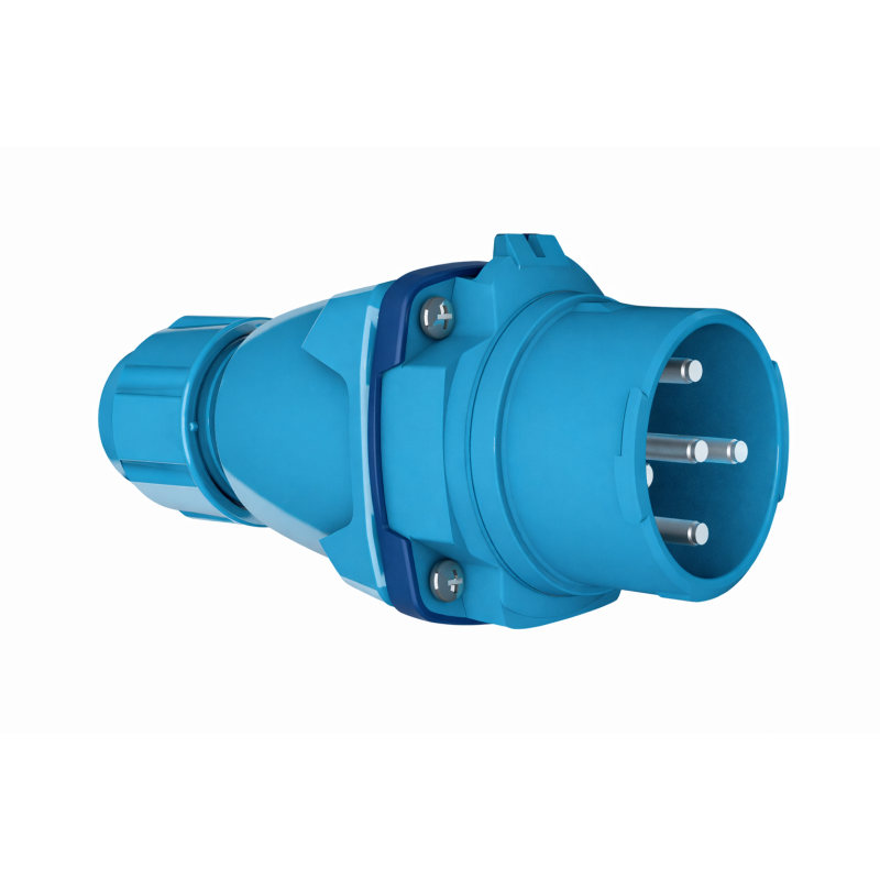 Spina maschio Marechal DSN3 32A 440V trifase con impugnatura Connettore nautico Lyvio Antibes