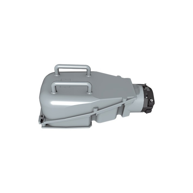 Poignee coudee Marechal PFQ4 Metal gris avec presse etoupe 86 a 90mm Accessoire superyacht Lyvio Antibes