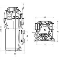 Pompa automatica Jabsco Par-Max 3 24V - 11 L/min - Acqua dolce | Lyvio Marine