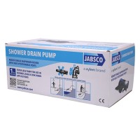 Jabsco 12V Shower Drain Pump (19mm and 25mm fittings)