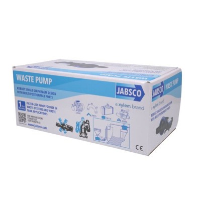 Мембранный насос Jabsco 24 В - 19 л/мин - для сточных и фекальных вод | Lyvio Marine