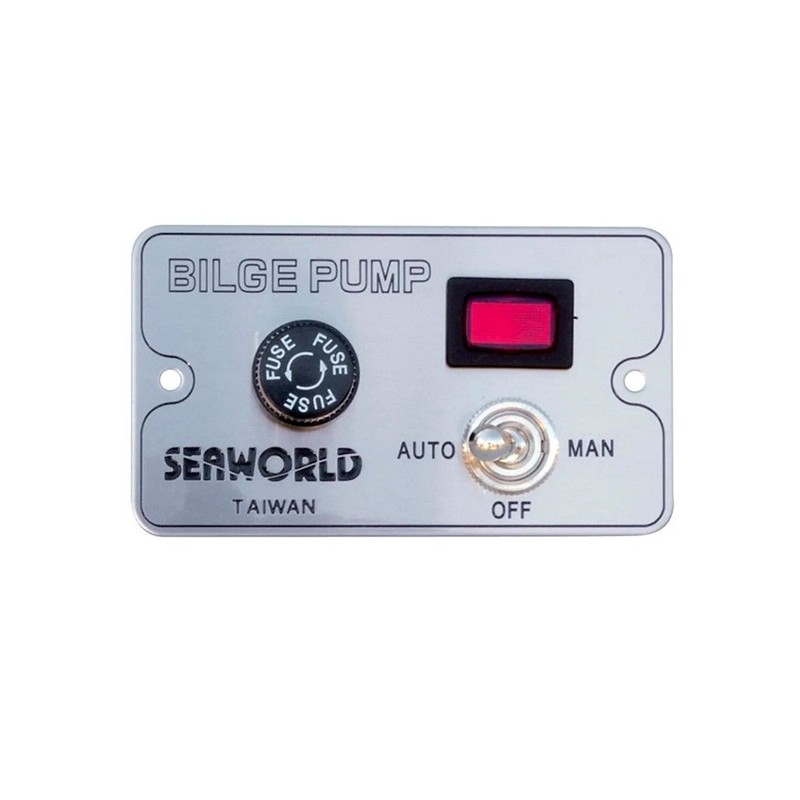 Pannello di controllo Jabsco a 3 posizioni - 12 V/24 V con fusibili | Lyvio Marine