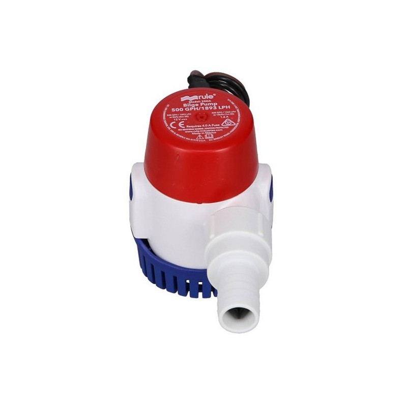 Rule 500 Bilge Pump (12V) - 1900 L/h | Lyvio Marine