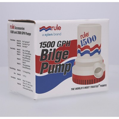Трюмный насос Rule 1500 (12 В) - 5600 л/ч | Lyvio Marine