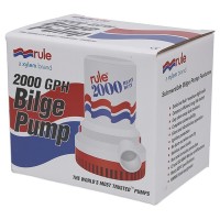 Pompe de cale Rule 2000 (12V) - 7500 L/h | Lyvio Marine