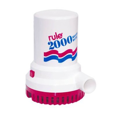 Rule 2000 Bilge Pump (12V) - 7500 L/h | Lyvio Marine