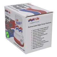 Pompe de cale Rule 2000 (24V) - 7500 L/h | Lyvio Marine