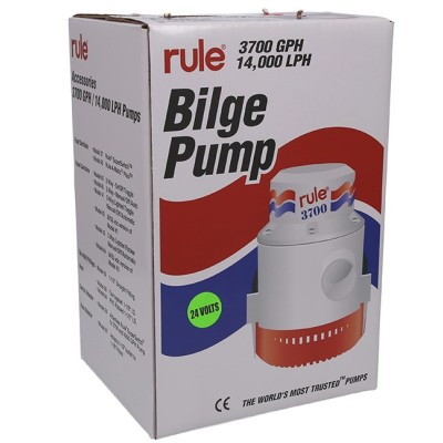 Pompa di sentina Rule 3700 (24 V) - Portata 14000 L/h | Lyvio Marine