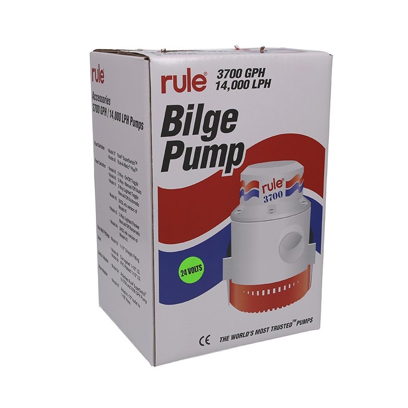 Pompa di sentina Rule 3700 (24 V) - Portata 14000 L/h | Lyvio Marine