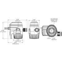 Pompa di sentina automatica Rule Mate 500B 12V - 1900 L/h | Lyvio Marine