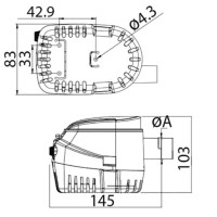 Pompe automatique Europump II G750 (12V) - Osculati | Lyvio Marine