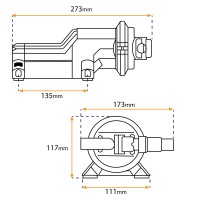 Pompe d'évacuation Whale Gulper 220 (12V) - 14 L/min | Lyvio Marine