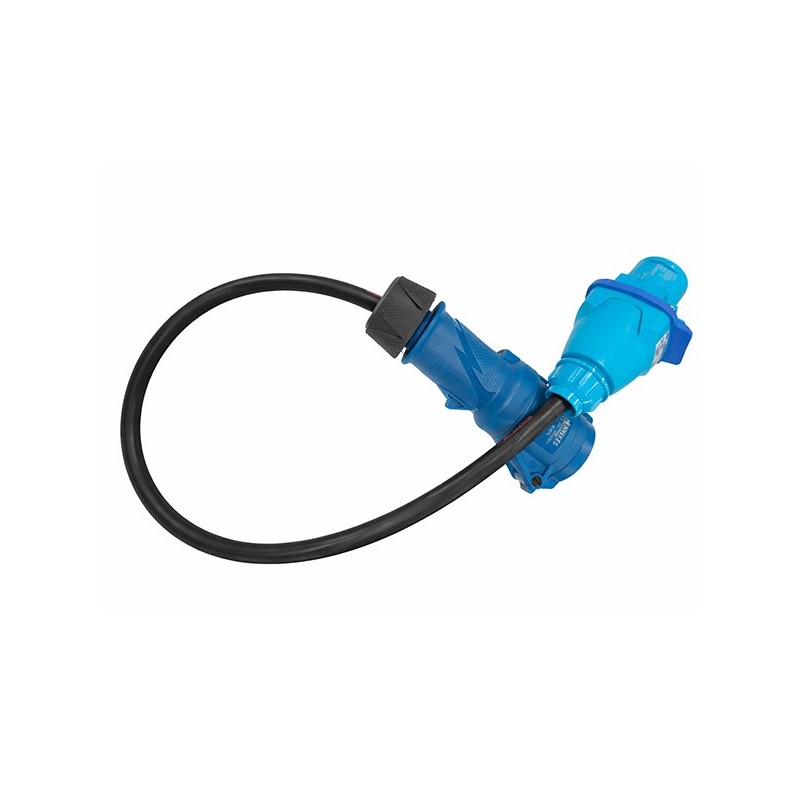 Adattatore per cavo da 230 V | Maschio Marechal DSN1 a femmina CEE 16 A