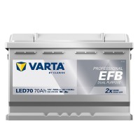 Batteria marina VARTA Professional Dual Purpose EFB LED 70 – 12V 70Ah