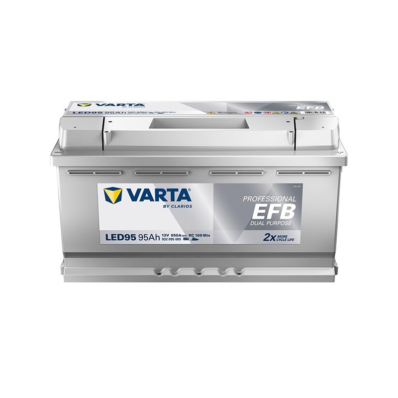 Аккумулятор EFB LED 95 12V 850A | VARTA