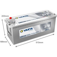 Battery EFB LED 140 12V 800A | VARTA