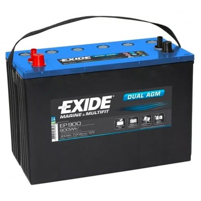 Exide Dual AGM EP900 and EP1200 12V 100Ah and 140Ah battery Lyvio Antibes