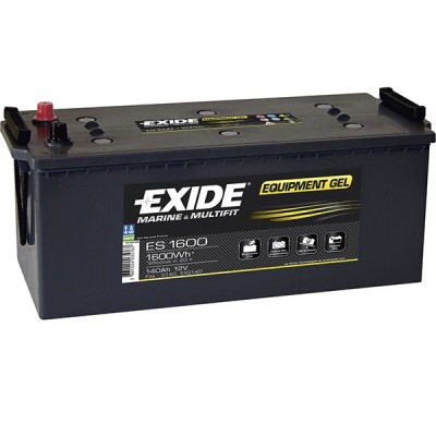 Гелевый сервисный аккумулятор Exide GEL ES1600 12В 140Ач Для яхт Lyvio Antibes