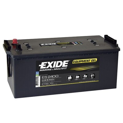 Exide Equipment GEL ES2400 12V 210Ah maximum power service battery Lyvio Antibes