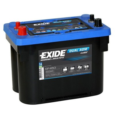 Аккумулятор Exide AGM Orbital EP450 12В 50Ач 750А Спиральная технология Lyvio Antibes