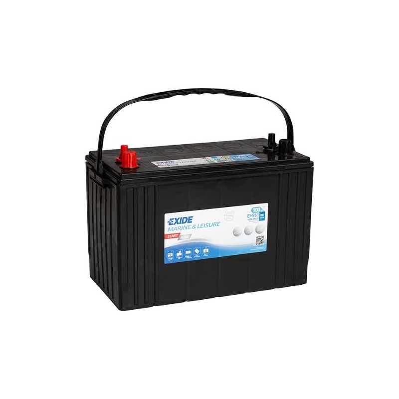 Batterie EXIDE EM960 Start AGM | 12V 100Ah 800A | Démarrage Yacht