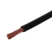 Câble Monoconducteur Souple 10mm² Noir - Qualité Marine (Au Mètre)