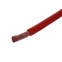 Câble Monoconducteur Souple 10mm² Rouge - Qualité Marine (Au Mètre)