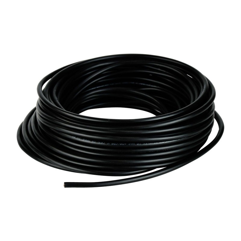 16mm² Black Flexible Single-Core Cable - High Power (Per Meter)
