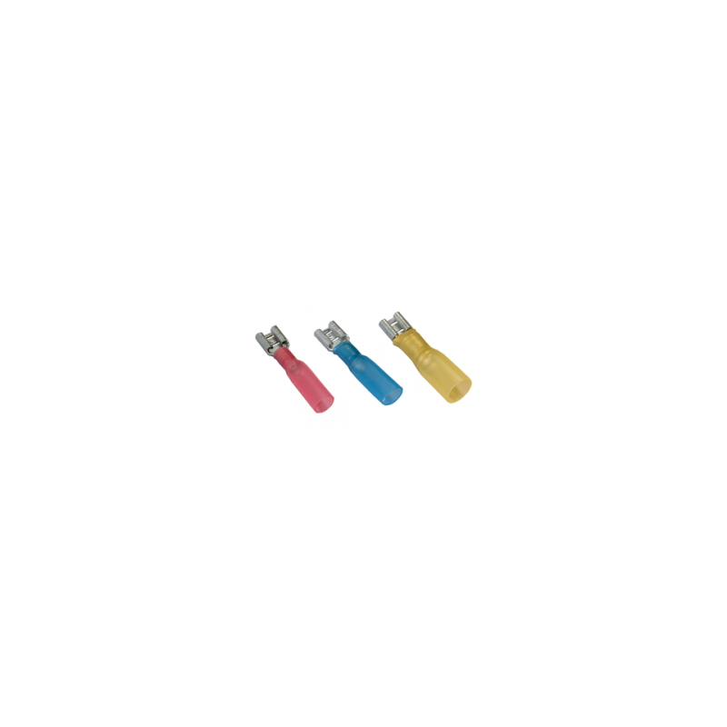 Cosse femelle plate thermorétractable étanche (Faston) - Lyvio Marine