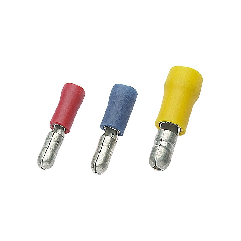 Cosse mâle cylindrique préisolée en PVC | Lyvio Marine