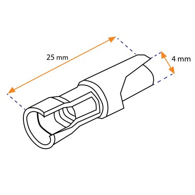 Pre-Insulated PVC Female Bullet Terminal | Lyvio Marine