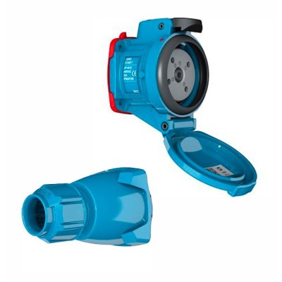 Prise femelle DSN6 - 63A (1P+N+T) Marechal Electric