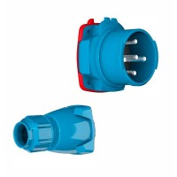 DSN6 - 63A (1P+N+T) male plug Marechal Electric
