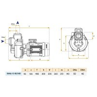 Pompe monobloc 24V pour bateau - Modèle BMA-S 40/140 Gianneschi