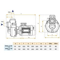 Pompe monobloc 230V pour bateau - Modèle BMA-G40/140 Gianneschi