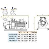 Motopompe pour bateau - Modèle ''Gigetta'' ACG 65-187/B/B Gianneschi