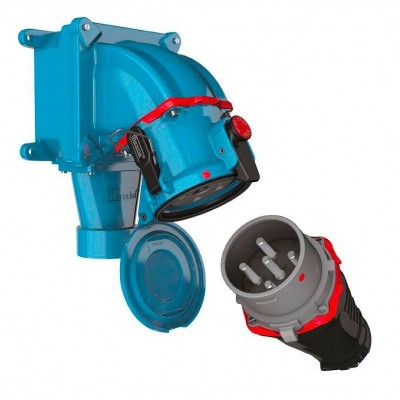 Prise femelle DS2 - 250 A (3P+N+T + 2 auxiliaires) Marechal Electric