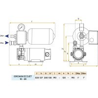 Autoclave 24V per imbarcazioni - Modello IDROMINI ECOJET 1B Gianneschi