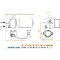 24V autoclave for boat - Model IDROMINI ACB61 G Gianneschi