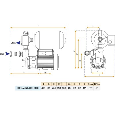 24V autoclave for boat - Model IDROMINI ACB80 E Gianneschi