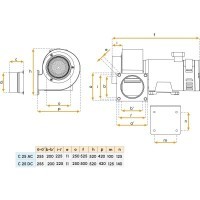 Souffleur 24V DC pour bateau - Modèle C25 LG Gianneschi